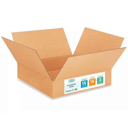 Vista 269 de IDL Packaging Paquete de 5 cajas de envío altas de 8 x 8 x 48 pulgadas, extra resistentes de 200 libras frente a caja regular, cajas de mudanza