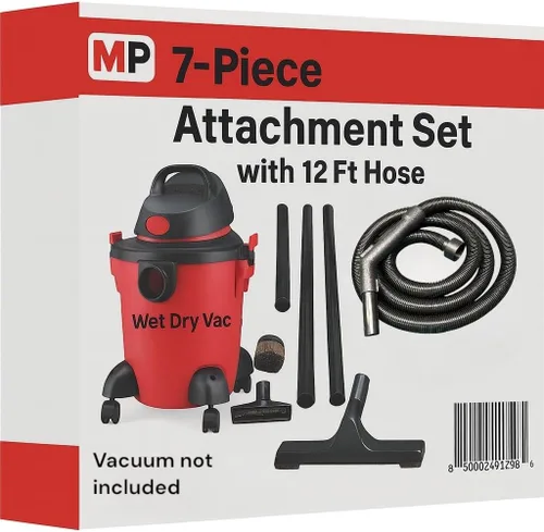 Maresh Products - Repuesto compatible con algunas aspiradoras estilo aspiradora y Ridgid, manguera de grado comercial con juego de herramientas,