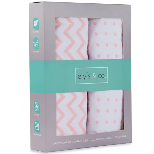 Vista 8 de Ely's & Co. Pack and Play - Juego de sábanas para cuna/mini-portátil, juego de 2 sábanas ajustables para patio de juegos compatibles con Graco Pack