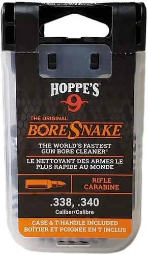 Vista 12 de Hoppe's, Boresnake® Den Rifle with Den and T-Handle, Rifle Cleaner