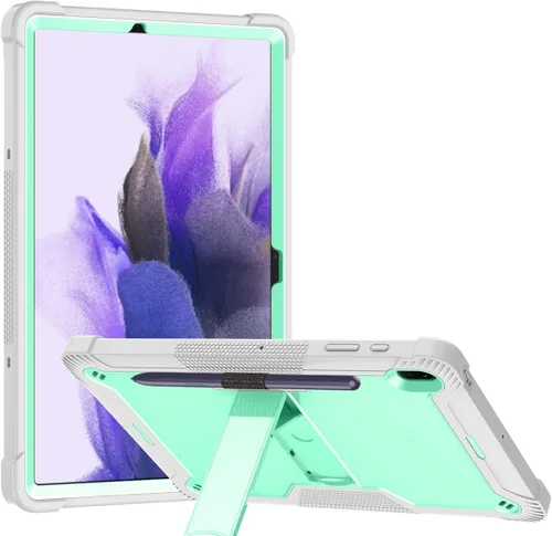 Vista 8 de Dteck Funda para tablet Galaxy Tab S8 Plus 2022/S7 FE 2021/S7 Plus 2020 de 12.4 pulgadas, piel sintética, con soporte para S Pen para Samsung Galaxy