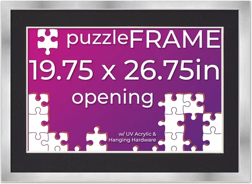 Vista 58 de Poster Palooza Kit de marco de rompecabezas de 11.25 x 38.25 pulgadas. El kit incluye hojas de pegamento para rompecabezas, marco de rompecabezas