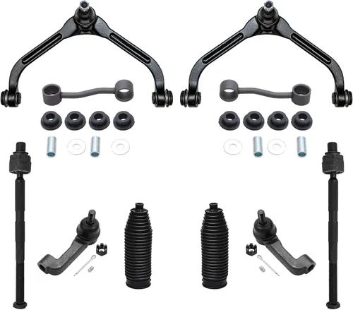 Vista 38 de Detroit Axle - Kit de suspensión frontal de 10 piezas para Jeep 2002-2004 Liberty, 2 brazos de control superiores con rótula 2 rótulas inferiores, 4