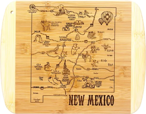 Vista 10 de Totally Bamboo A Slice of Life Puerto Rico Tabla de servir y cortar, 11" x 8.75