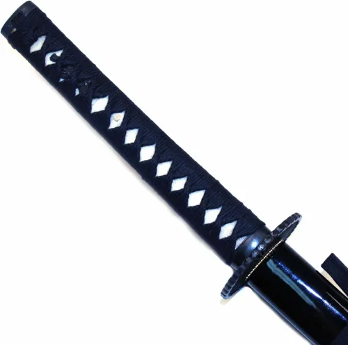 Vista 3 de Ace Martial Arts Supply Espada katana de práctica Iaito de acero al carbono sin afilar