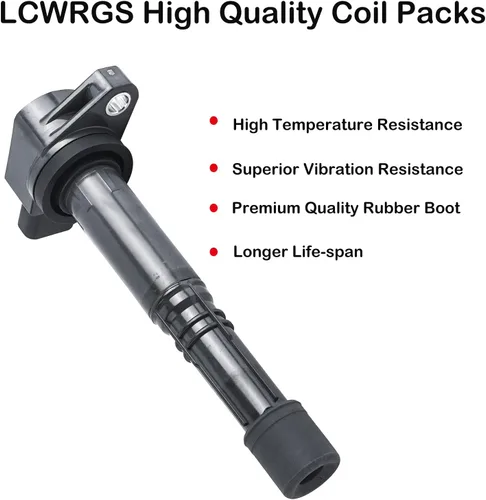 Vista 2 de Juego de 4 bobinas de encendido para Honda CRV Accord Civic SI Element S2000 Acura RSX CSX sustituye a UF311 UF583 C1382