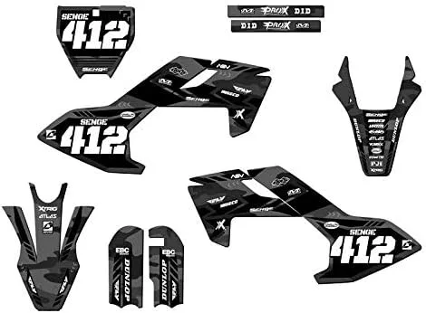 Vista 7 de Kit de base gráfica Mini TC 50 Apache Green Senge 2018-2023 compatible con Husqvarna