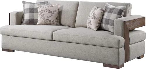 Vista 5 de Acme Muebles Niamey Sofá, Tela y Cereza