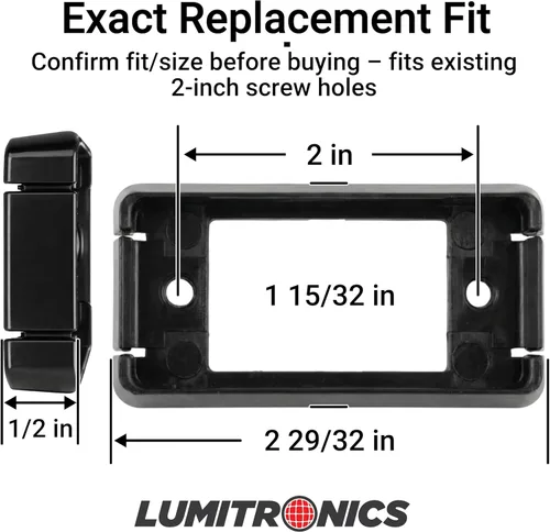 Vista 6 de Lumitronics Soporte de base RV para mini luces de línea delgada