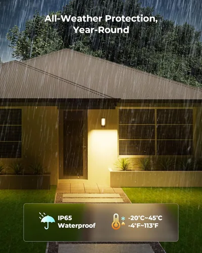 Vista 7 de Luz para exteriores con sensor de movimiento, recargable de 10000 mAh, 600 lúmenes, funciona con pilas, luz al aire libre con 3 modos, 3