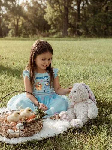 Vista 4 de Bluey Vestido tutú de tul de manga corta para niñas pequeñas a grandes Azul