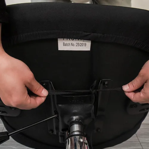 Vista 3 de Melaluxe Fundas para Silla de Oficina de Computadora, Funda Universal Protectora y Elástica, Funda Elástica para Silla Giratoria (Negro)