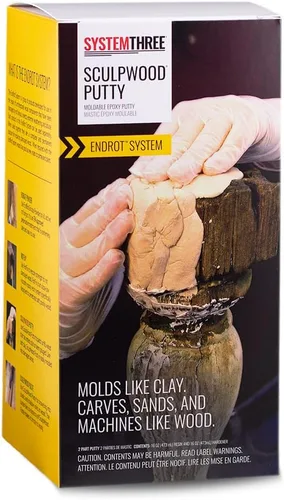 Masilla para esculpir madera, de la marca System Three, 1