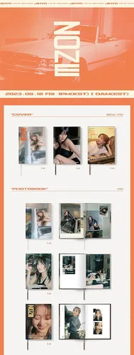 Vista 2 de JIHYO TWICE - ZONE (1er mini álbum) CD+Beneficio de preventa+Póster plegado (Z ver, 1 póster plegado)