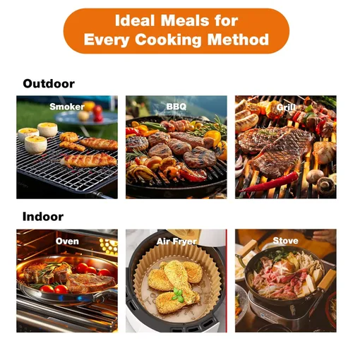 Vista 6 de Termómetro digital de carne para parrilla, termómetros de alimentos de lectura instantánea para cocinar con guía de cocción de alimentos