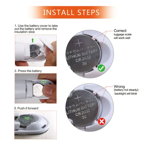 Vista 5 de MYCARBON Báscula digital para equipaje, báscula colgante de alta precisión de 110 lb50 kg con pantalla retroiluminada, perfecta para viajes y hogar