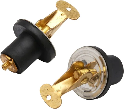Vista 6 de Seachoice Tapón para cubierta y cebo, latón de 1/2 pulgada, 2 unidades (paquete de 1)