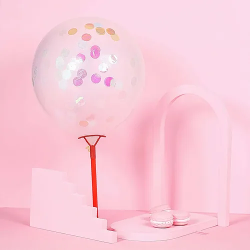 Vista 27 de Efavormart - Confeti metálico para baby shower, 300 unidades, color rosa