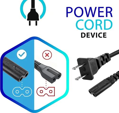 Vista 2 de Enchufe de cable de alimentación de CA compatible con MEDELA Symphony Extractor de leche 110V #9280043