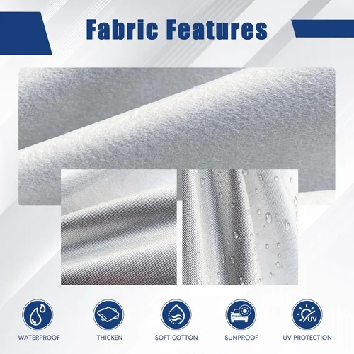 Vista 2 de Kayme Funda para Automóvil de 6 Capas Ajuste Personalizado para Cadillac CTS (2003-2014) Impermeable Todo Clima para Automóviles, Cubierta Completa