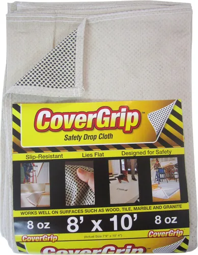 Vista 10 de Quick Drop - Paño de seguridad de lona de 8 onzas, 3.5 x 4 pies