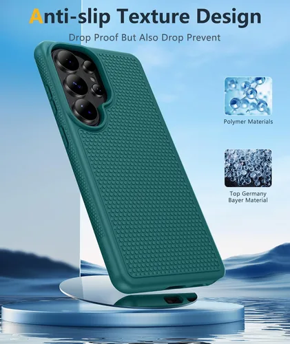 Vista 79 de FNTCASE Funda para Moto G 5G 2023/G Power 5G 2023: doble capa Negro