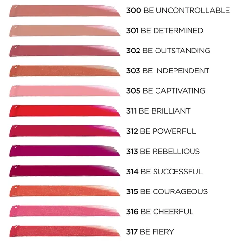 Vista 6 de L'Oreal Paris Brilliant Signature - Lápiz labial brillante para labios, Be Captivating, 0.21 onzas líquidas.
