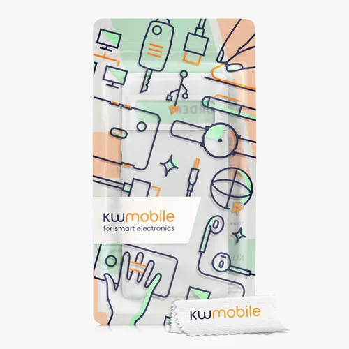 Vista 448 de kwmobile Funda Compatible con Google Pixel 6 Pro - Funda de teléfono de silicona TPU con acabado suave - Azul Arrecife