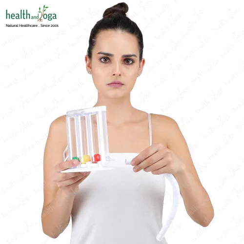 Vista 5 de HealthAndYoga Ejercitador de respiración profunda - Sistema de ejercicio de respiración