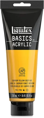 Vista 79 de Liquitex BASICS Pintura Acrílica, Tubo de 250ml (8.5 oz), Azul Ftalocianina