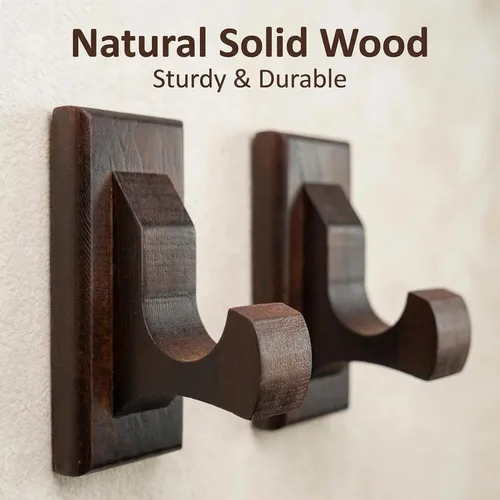 Vista 6 de NANGOPOP Ganchos de exhibición de pared para espada, soporte de espada de madera, colgador para armas de artes marciales, hacha, cuchillo, daga