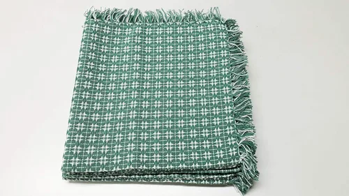 Vista 30 de Juego de 6 servilletas de tela con flecos de tejido natural/marfil, servilletas 100% algodón, tamaño 20 x 20 pulgadas, adecuado para comidas