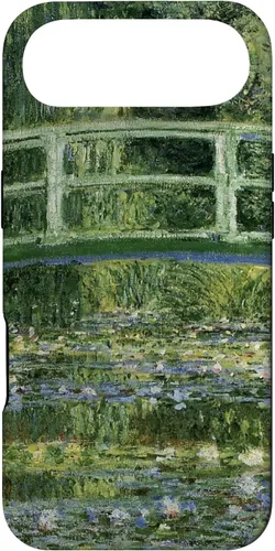 Vista 26 de Funda de jardín para iPhone 11 Monet's Water Lily y puente japonés