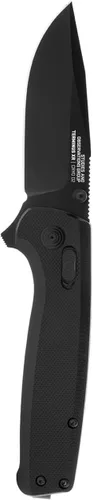 SOG Terminus XR G10 para llevar a diario, cuchillos plegables de bolsillo resistentes EDC ambidiestros | Mango G10 | Hoja de acero D2 resistente al