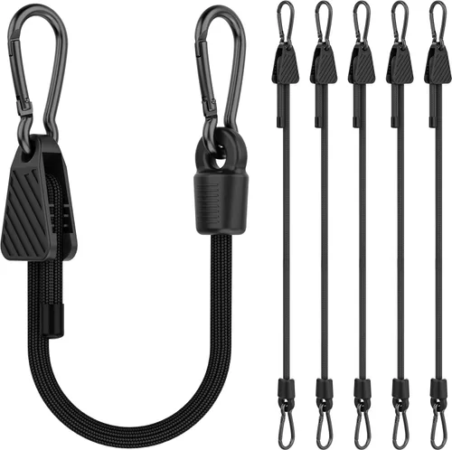 Vista 13 de Cuerdas Elásticas con Ganchos, Actualización Surtido de 12 Piezas de Servicio Pesado para Exteriores con Cuerdas Elásticas Ajustables de 48
