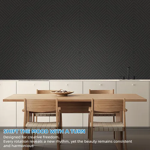 Vista 4 de CIUIUTIC - Paquete de 6 paneles de pared 3D de espuma a prueba de sonido para paredes, paneles acústicos decorativos grandes de 60 x 40 pulgadas
