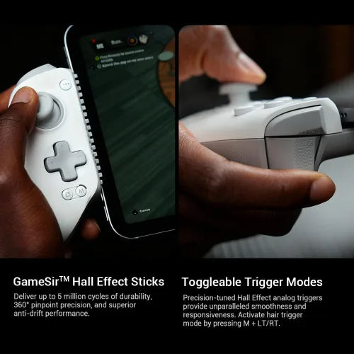 Vista 8 de GameSir G8 Plus MFi Phone Controller for iPhone 15/16/17/iPad Mini & Android (USB-C), Officially MFi Certified- Ergonomic Grip, Play Call of