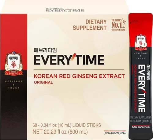 Vista 14 de JUNG KWAN JANG Everytime - Extracto de ginseng rojo coreano en barra de 1,000 mg y pomelo – Bebida energética vegana con raíz de ginseng suplementos