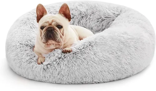 Vista 11 de Love's cabin, Cama para gatos de interiores con base lavable con lavadora, resistente al agua, cojín suave para perro y gato para alivio