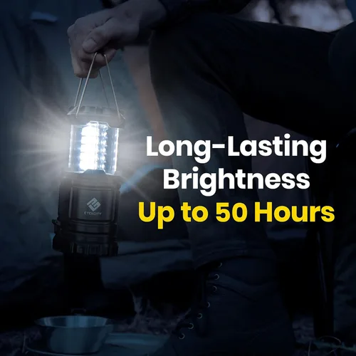Vista 4 de Etekcity - Linterna LED de campamento, para suministros de emergencia para huracanes, para kits de supervivencia, cortes de energía, lámpara tipo