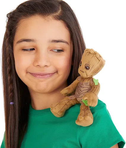 Vista 2 de Peluche Marvel Groot Mini Hombro Magnético Guardianes de la Galaxia Volumen 2