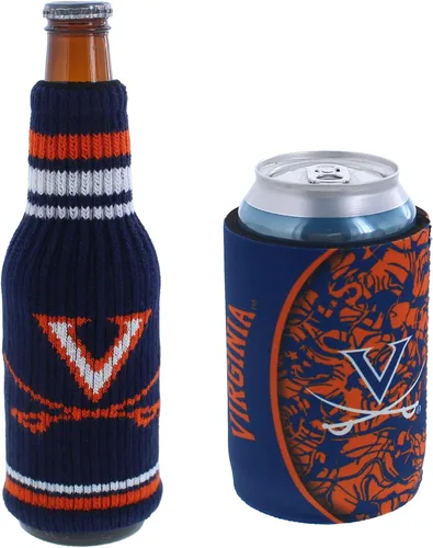 Vista 51 de College Team Color Logo Can & Bottle Holder Insulator Beverage Cooler Set