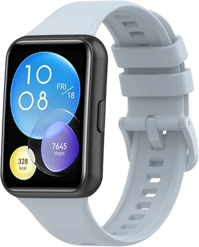 Vista 4 de E ECSEM Correas compatibles con HUAWEI Watch FIT 2 bandas de silicona suave impermeable ajustable correa de reloj deportivo correas de repuesto