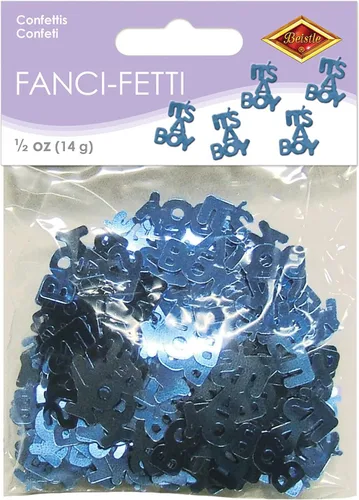 Vista 4 de Beistle Es un niño Fanci-Fetti