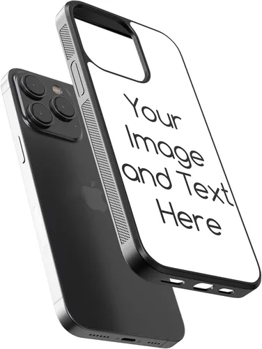 Vista 3 de Carga tu imagen Crea tu propia funda para teléfono Compatible con Apple iPhone 17 Pro Max Air, 16 Pro Max Plus, 15 Pro Max Plus, 14 Pro Max