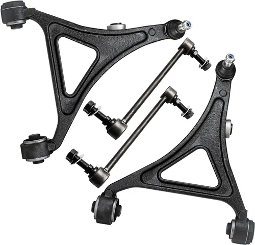 Vista 98 de Detroit Axle - Ejes de eje delantero izquierdo derecho CV + brazos de control delanteros inferiores de repuesto para Ford Focus 2000-2004 - Juego