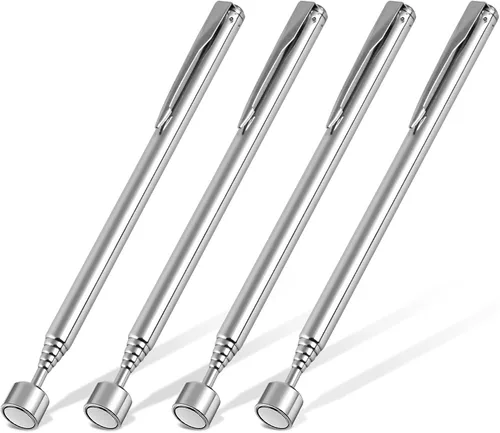 Vista 13 de 1 Pieza Herramienta de Recogida con Linterna Magnética Telescópica de 3.5 Libras con Luces LED, Varilla Magnética Extensible de 7" a 27