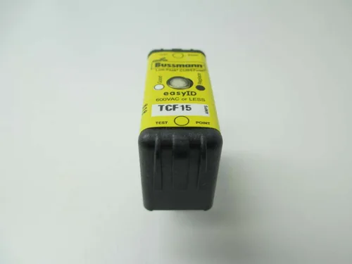 Vista 4 de Fusibles industriales y eléctricos 600V 15A tiempo de retardo de dedo seguro Ind