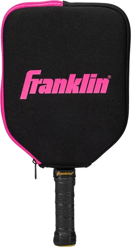 Vista 8 de Franklin Sports Cubierta de paleta de pickleball - Funda protectora acolchada con gancho para valla - Funda de paleta de tamaño universal