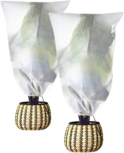 Vista 7 de Agfabric Cubiertas para Plantas Protección contra Heladas 0.55oz 34"x28" Cubierta para Arbustos, Cubierta de Árbol de Invierno para Extensión